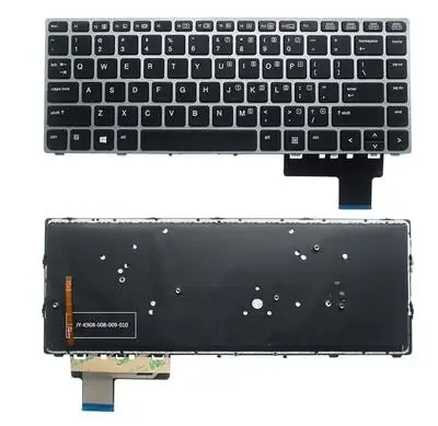 NOWA klawiatura do laptopa HP EliteBook Folio 9470 9470M 9480 9480m z podświetleniem i punktem — zdjęcie 2