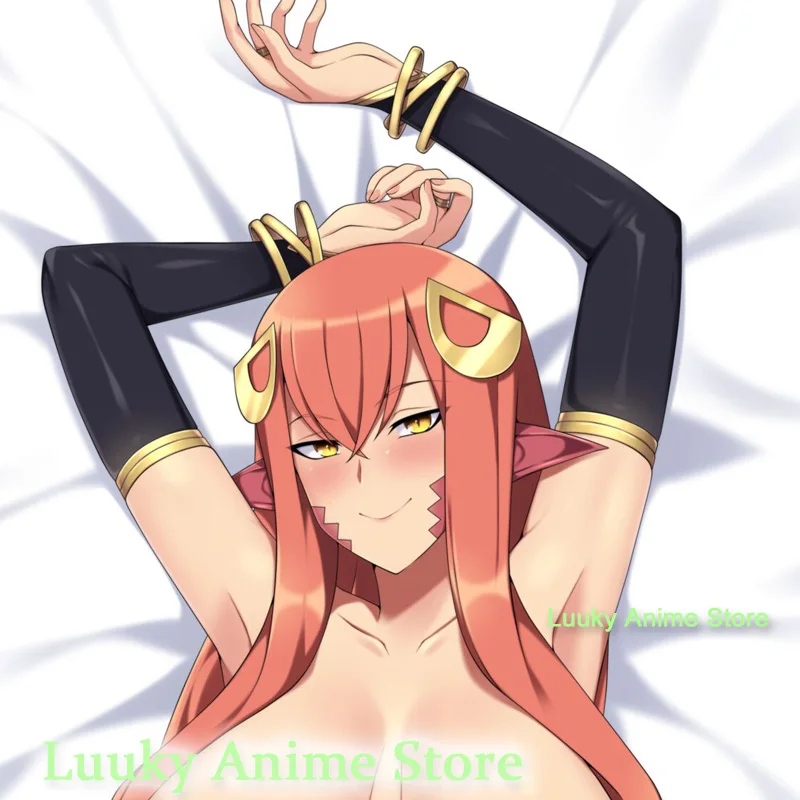 Imagem -02 - Dakimakura-capa de Travesseiro de Corpo Anime Miia Musume Monstro no Iru Nichijou Impressão Dupla Face Tamanho Real