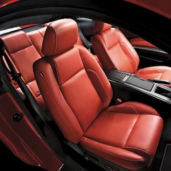 Motoptes Custom Fit for Mustang Car Seat Covers Full Set Premium Artificial Leather for Ford 2012-2014 Mustang Coupe