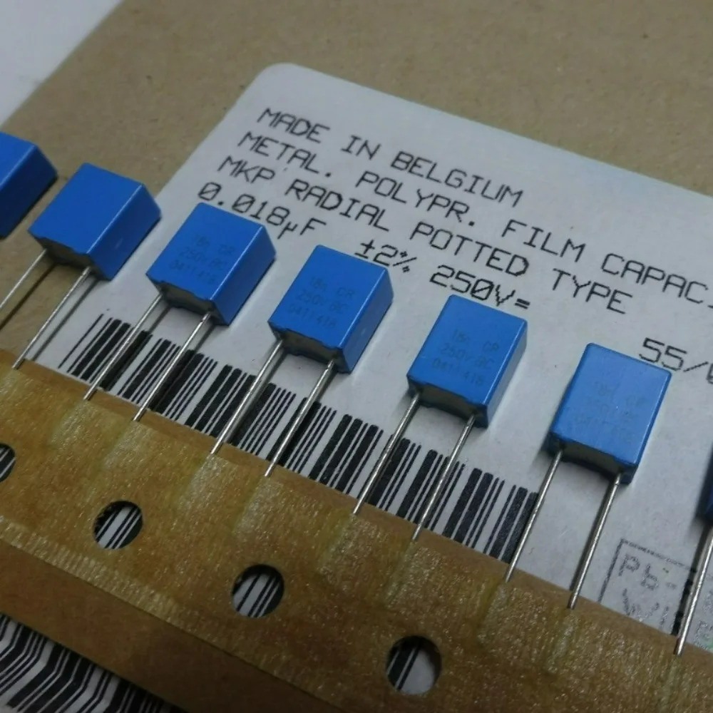 10PCS BC MKP418 0.018uf 250V 18nF 183 G Brand New 5mm High-Precision Film Capacitor