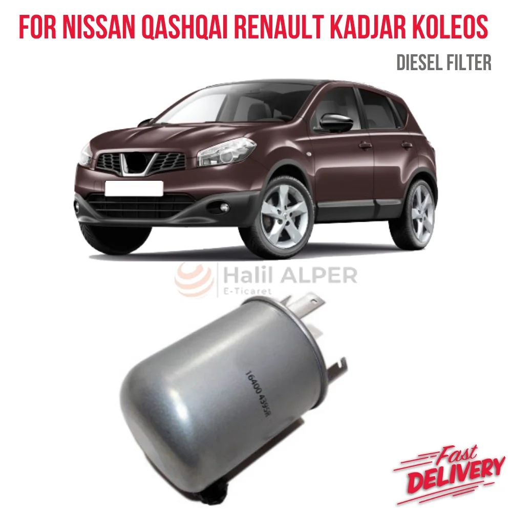 

For Nissan Qashqai 1.6 Dci (J10) 2011 2013 Qashqai 1.5Dci 1.6Dci Renault Kadjar Koleos 1.5 1.6 Dci 164004395R Diesel Filter R9M