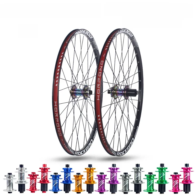 AliExpress ROCKBAO mountain bike wheelset 24/26/27.5/29 inches MTB Aluminum alloy 4 Bearings Disc Brake