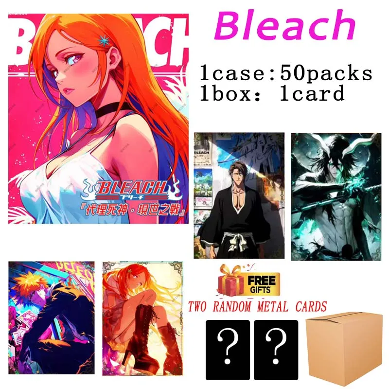 

Galaxy Studio Bleach Card Collection Edition B5 Cards Booster Box Binder Male God Kid Stoys Playing Squid Game Card Tcg