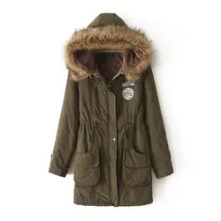 Giacca invernale donna vita coulisse pelliccia giacche con cappuccio tasche cerniera Snowear imbottito Parka Casual caldo spesso sottile cappotto femminile