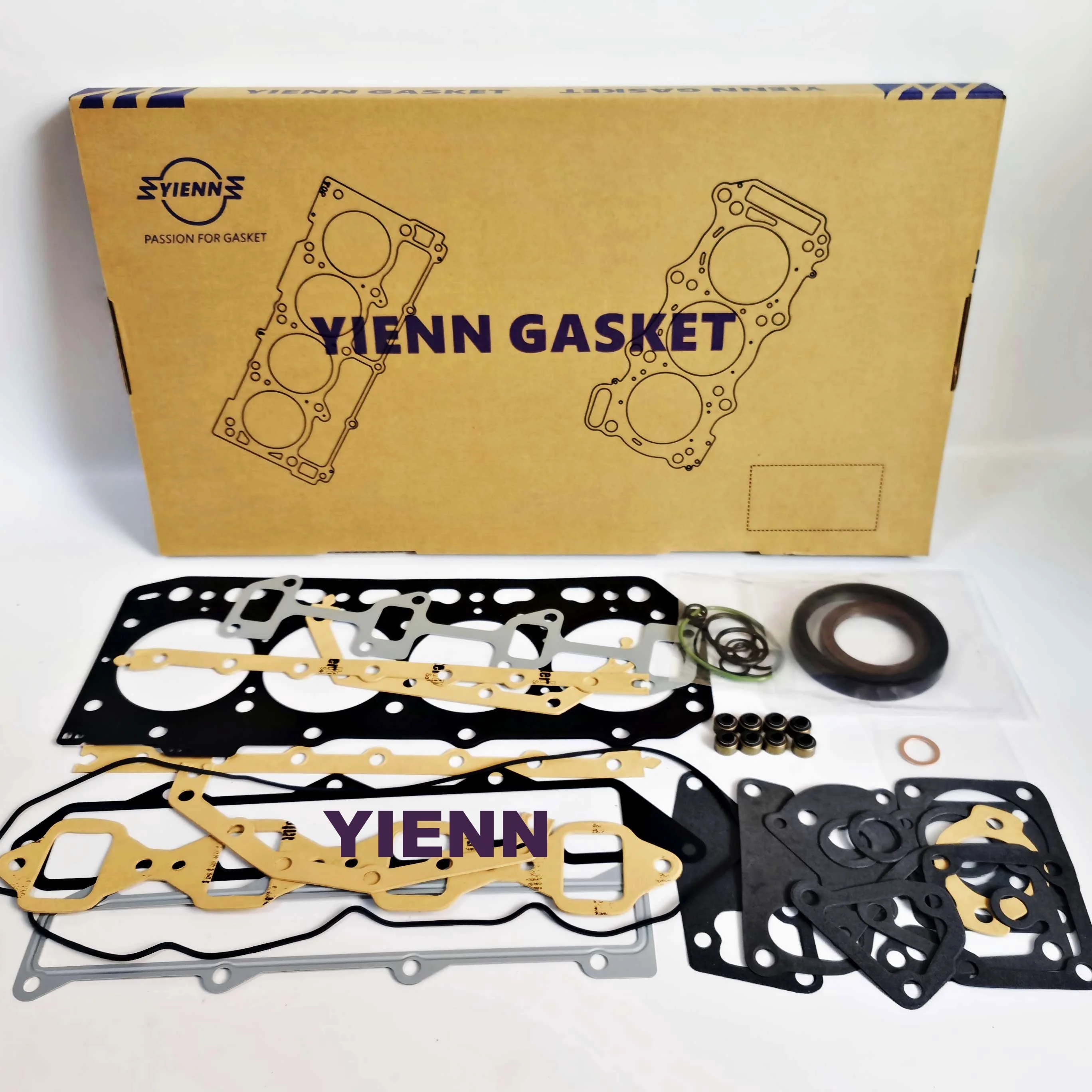 

4TNV84 4TNV84T Overhaul Full Gasket Kit Or Head Gasket For Yanmar Engine Tractor EF338J GC453 Loader SK815-5 Spare Parts