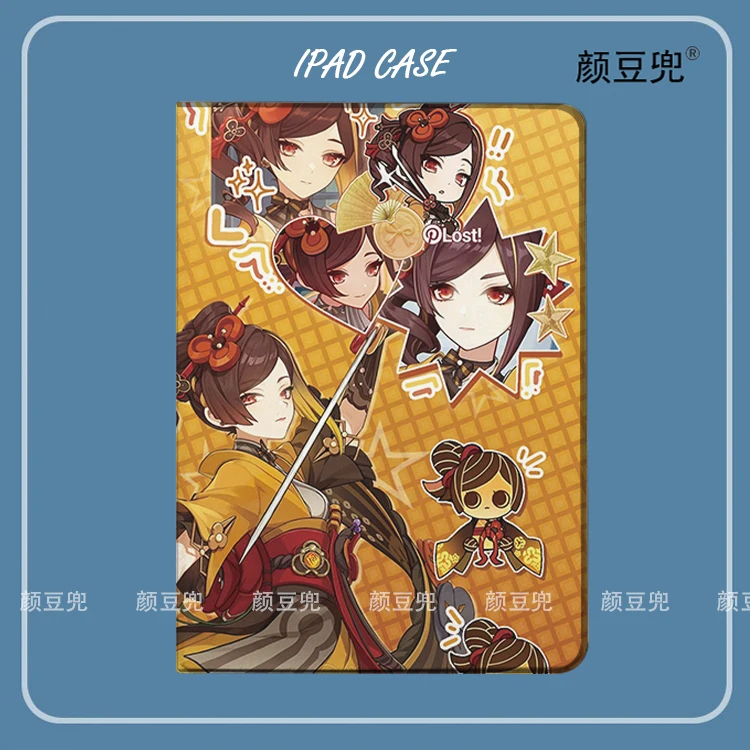 Chiori Genshin Impact  Anime Case For iPad 10.2 8th Air 4 5 6 Mini 5 6 7 Case Luxury Silicone For iPad Air 4 iPad 10 Pro 11 13