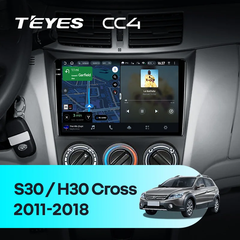 TEYES CC4 For 2011 - 2018 Dongfeng S30 H30 Autoradio Car Multimedia Player Touch Screen Auto audio CarPlay Camera