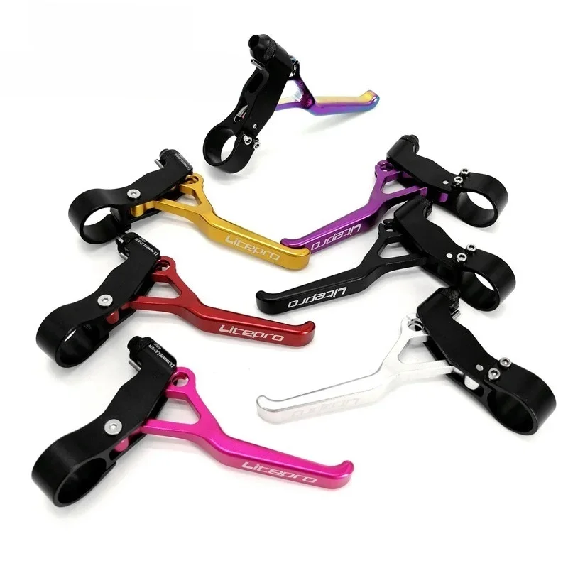 AliExpress Litepro UltraLight Brake Levers 22.2mm For BYA412 For Brompton Folding Bike Caliper Brake Lever