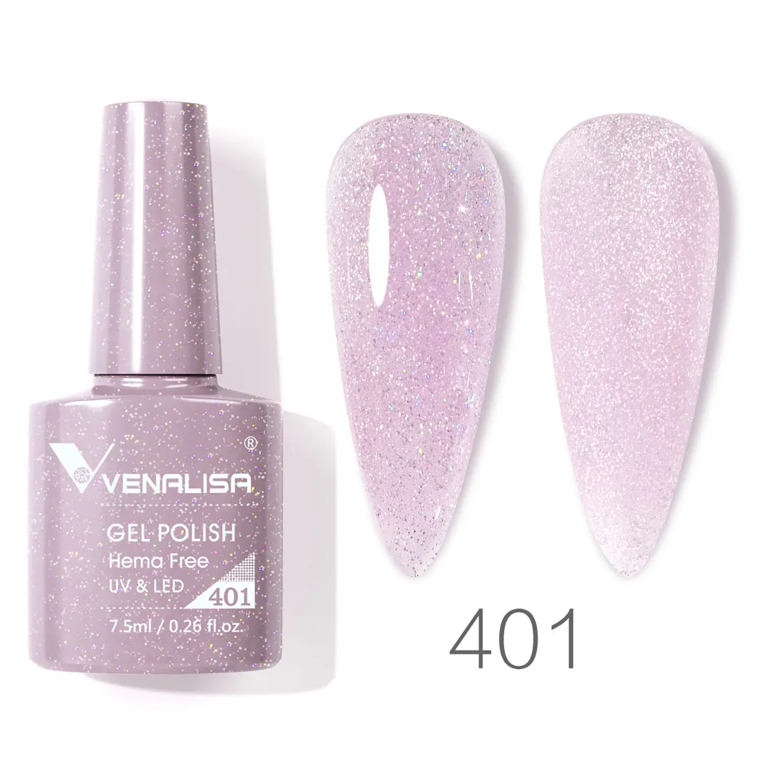 VENALISA Nagelgelpoliermittel VIP4 Pastelllack Semi Permanent Soak Off UV LED Nagelgel Lack Vollständige Abdeckung Hema Free Gel Lack