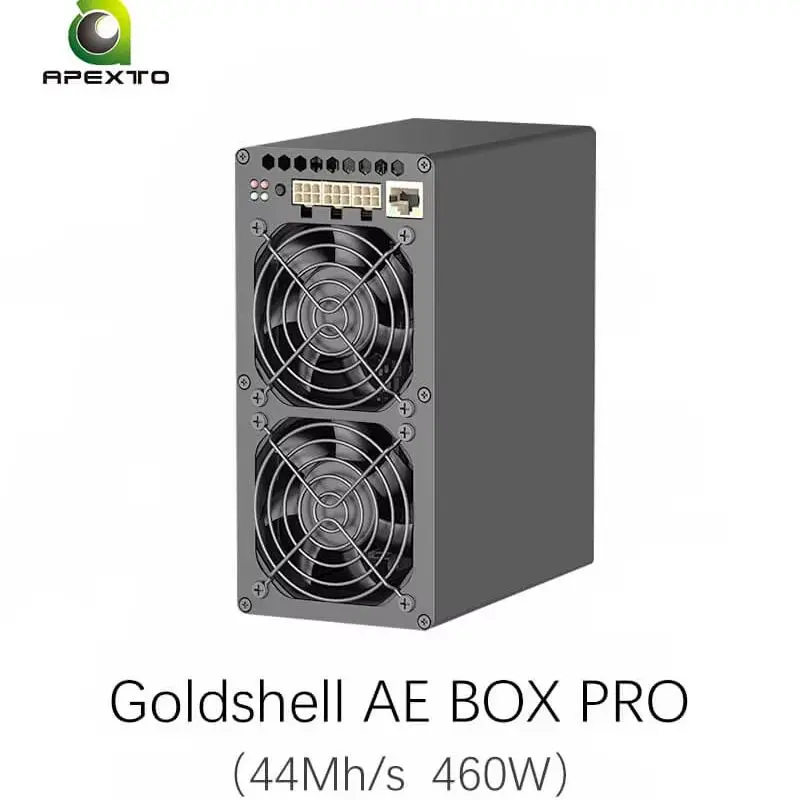 

BUY 2 GET 1 FREE Goldshell AE BOX Pro 44Mh/s 460W ALEO Miner BRAND NEW