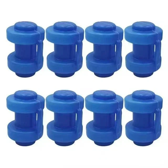 Embout de protection pour Trampoline, 8 pièces, bleu, pour poteaux en filet, étanche, Durable, sécurité, loisirs, pièce de rechange de 25mm de diamètre