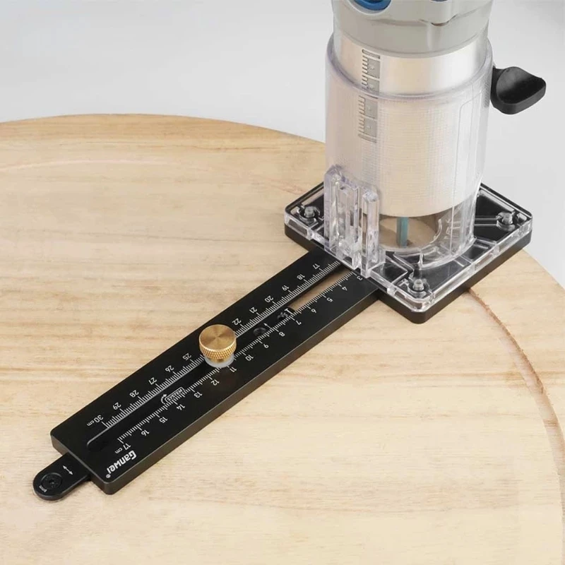 Circle Cutting Jig For Electric Hand Trimmer Wood Router Milling Circle Slotting Trimming Machine DIY Woodworking Tools