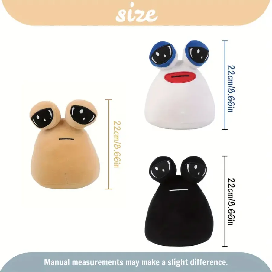 Hot Game My Pet Alien Pou Plush Toy Furdiburb Emotion Alien Plushie Stuffed Animal Pou Doll