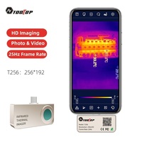 TOOLTOP 256*192 Infrared Mobile Thermal Imager for Android Phone Type-C -15℃ - 600℃ PCB Circuit Repair IP65 Thermographic Camera