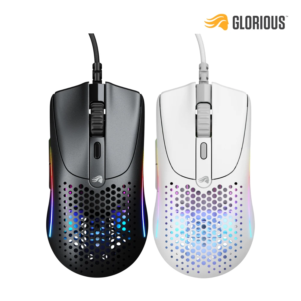 GlORIOUS MODEL O 2 Mini WIreline Gaming mouse Black White