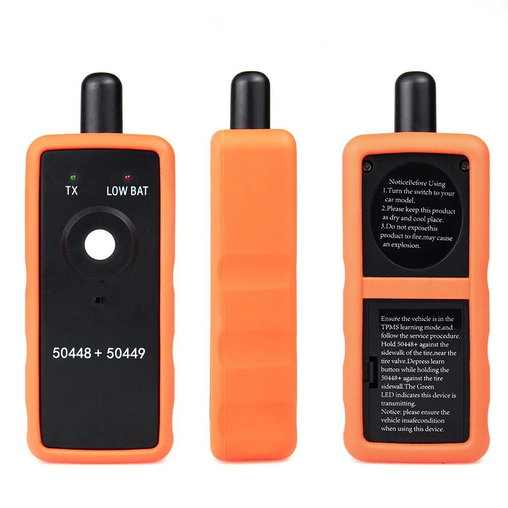 2 in 1 TPMS Relearn Tool, EL-50448 EL-50449 Tire Pressure Monitor Sensor System Activation Tool for Ford GM Vehicles
