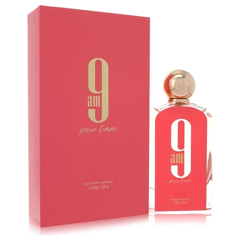 

Afnan 9am Pour Femme Eau de Parfum for Women – Refreshing Grapefruit & Floral Blend for a Confident Start to Your Day!