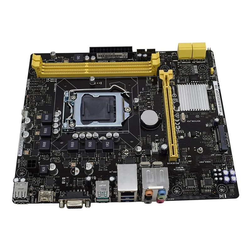 Asus H110-M/M32CD/DP_MB Intel LGA1151/Socket H4 DDR3L MicroATX Desktop Motherboard & I/O Shield