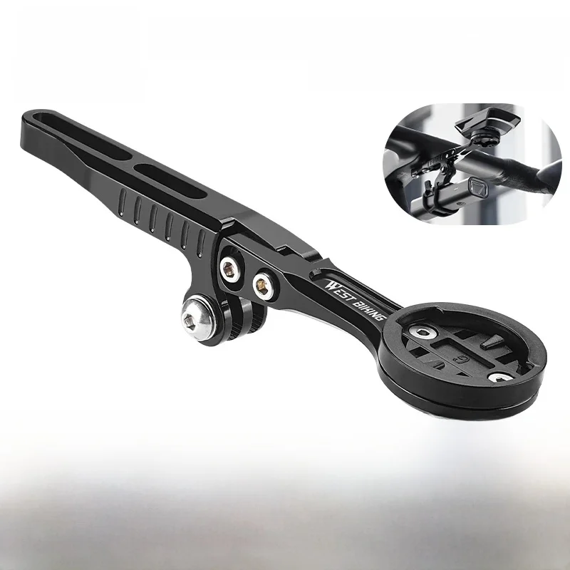 AliExpress West Biking WEST BIKING Bike Speedometer Bracket Lightweight Integrated Bike Computer Extension Stand For Wahoo Bryyton Bicycle Accessories