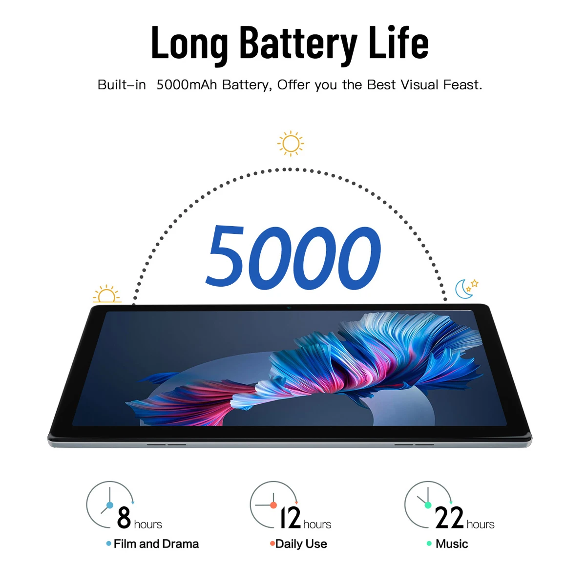 Планшет MB1001 на Android 13, экран 10,1 дюйма, 6 ГБ + 64 ГБ