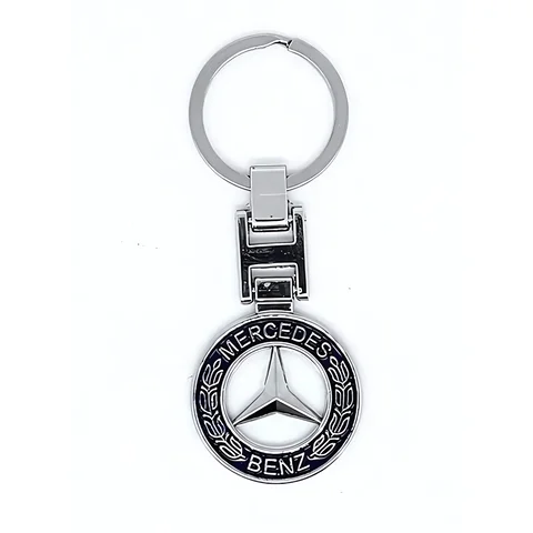 Llavero Mercedes de metal de doble cara – Acabado premium