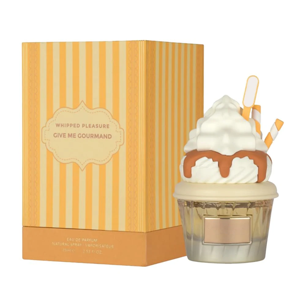Unisex Salted Caramel Gourmand Eau De Parfum, Sahne-Eiscreme-Becher Parfüm-Spray, Cremiger Milch-Dessert-Duft Langanhaltend 75ml