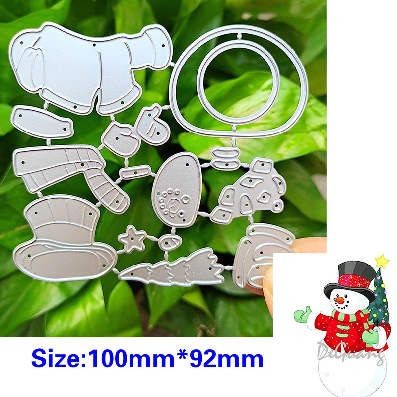 New Arrival Metal Angel Cute Girls Cutting Dies For 2023 DIY Scrapbooking Greeting Card Making Winter Christmas Snowman Stencils