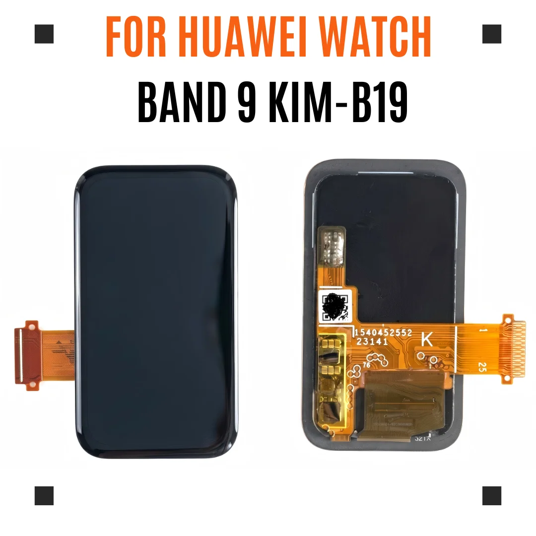 For Huawei Watch Band 9 KIM-B19 LCD Screen Display Touch Digitizer Replacement AMOLED Full Assembly