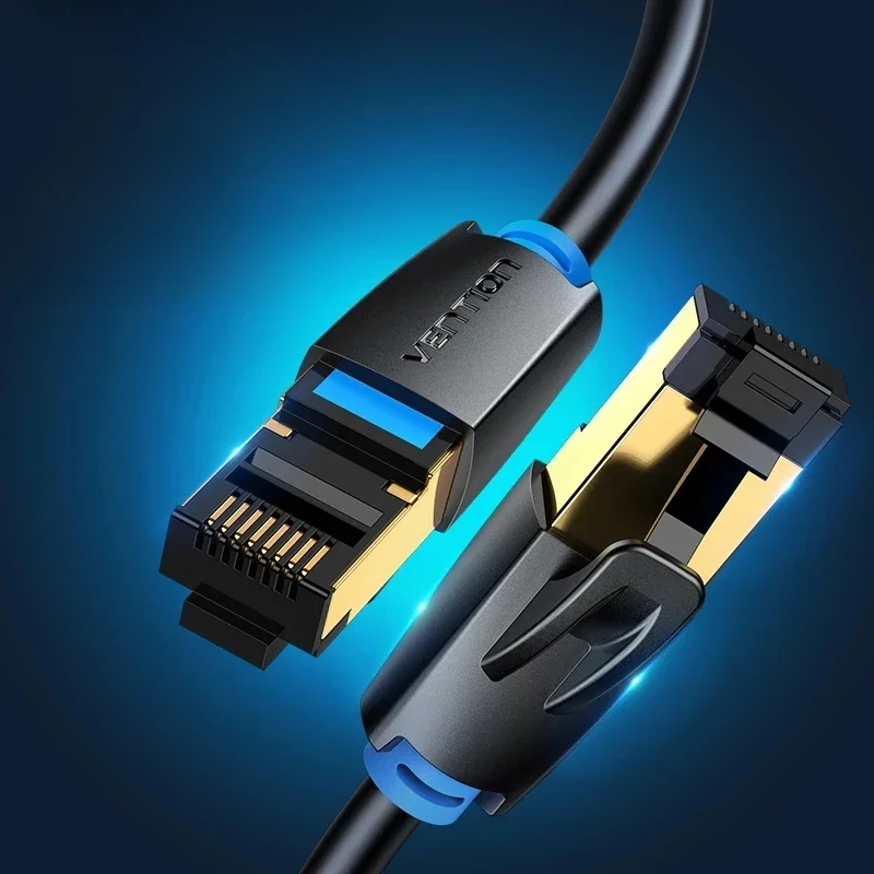 Przewód przedłużający Cat8 kabel Ethernet 40 gb/s RJ45 kabel sieciowy kot 8 kabel sieciowy SFTP RJ45 Patch Cord dla PC Router modemu kabel do laptopa Ethernet Cat8 — zdjęcie produktu 7