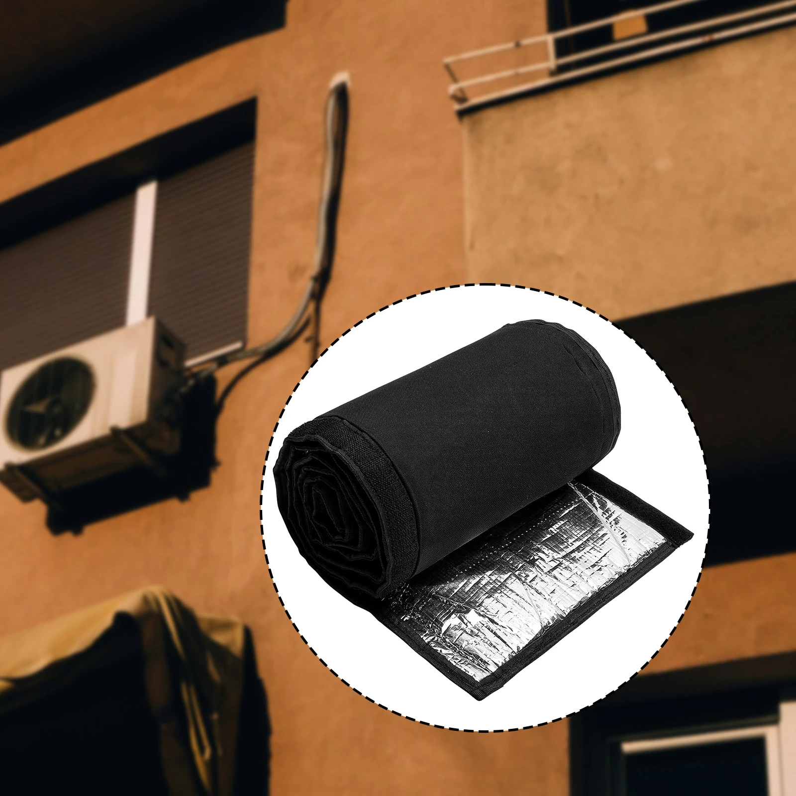 Air Conditioner Hose Cover Wrap Waterproof AC Hose Cover Wrap AC Insulated Hose Sleeve Hoses Duct Vent Cover for 8cm Pipe hose