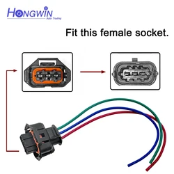 Map Speed Crank Camshaft Position Sensor Connector Pigtail For Vauxhall Hyundai Mercedes-Benz Chrysler 0281002487 A0041536928