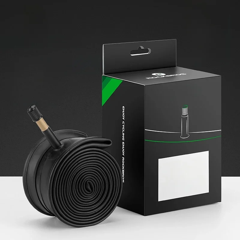 AliExpress ROCKBROS Bike Inner Tube MTB Moutain Bicycle Inner Tube 26/27.5 inch1.95/2.125 48mm Valve Butyl Rubber Inner Tube Cycling Parts