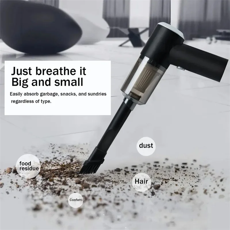 Car Vacuum Cleaner Portable Mini Dust Collector Dry And Wet Home Car Dual-Use Wireless Handheld Cleaning Appliances