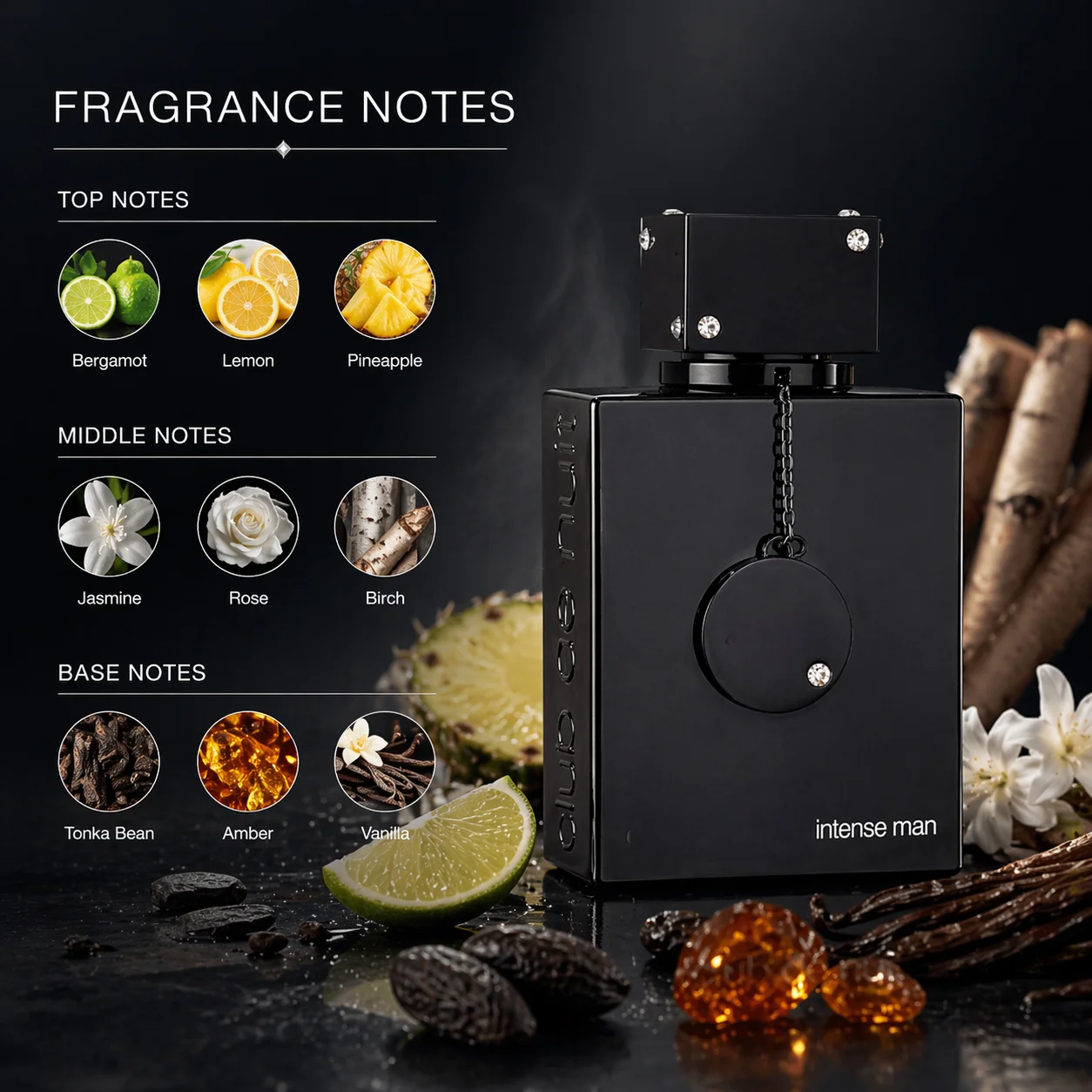 Perfume Fragrance Gift Set - Luxury Club De Nuit Untold Eau