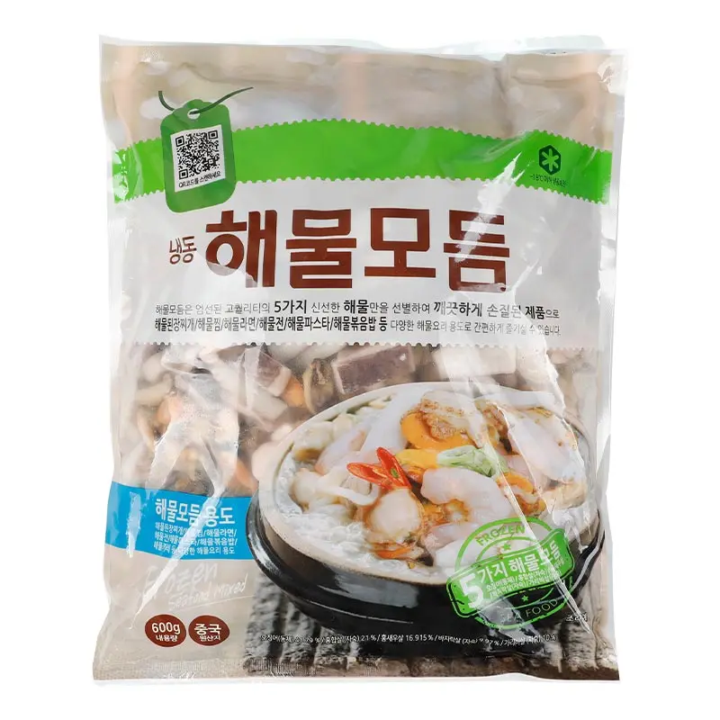 [Jae-Ho Food] 600g assorted seafood Mussel Rock stash shrimp squid