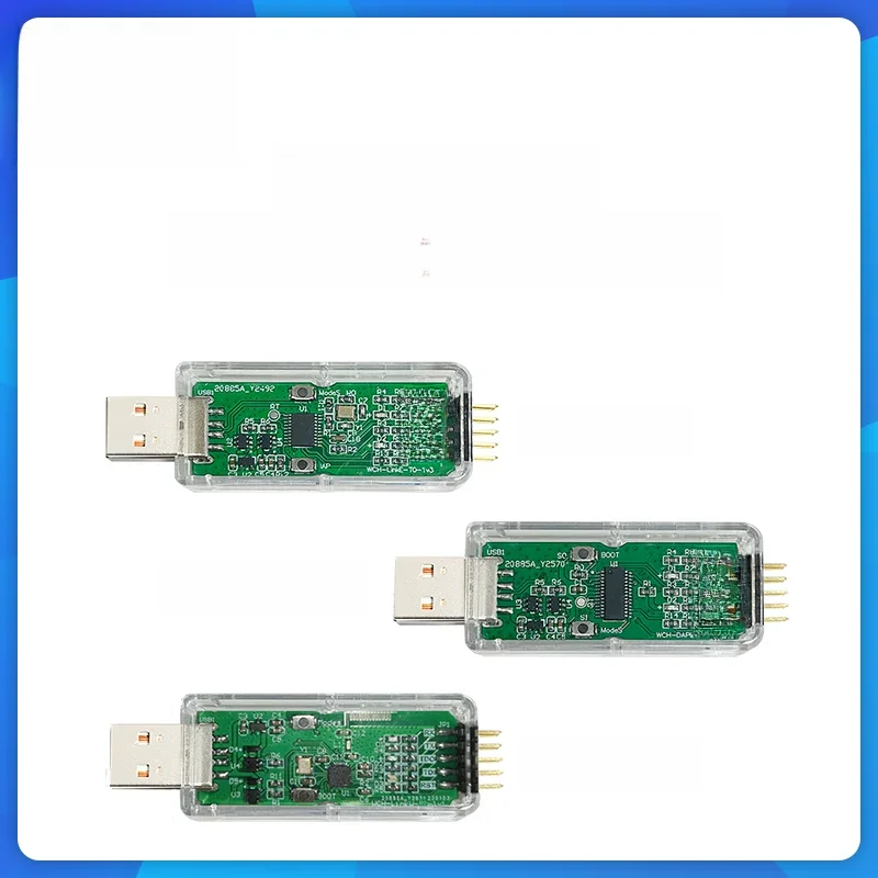 Débogueur de simulation WCH-Link, 1 pièce, architecture WCH RISC-V MCU, débogage en ligne, téléchargement, interface SWD/JTAG, puce ARM