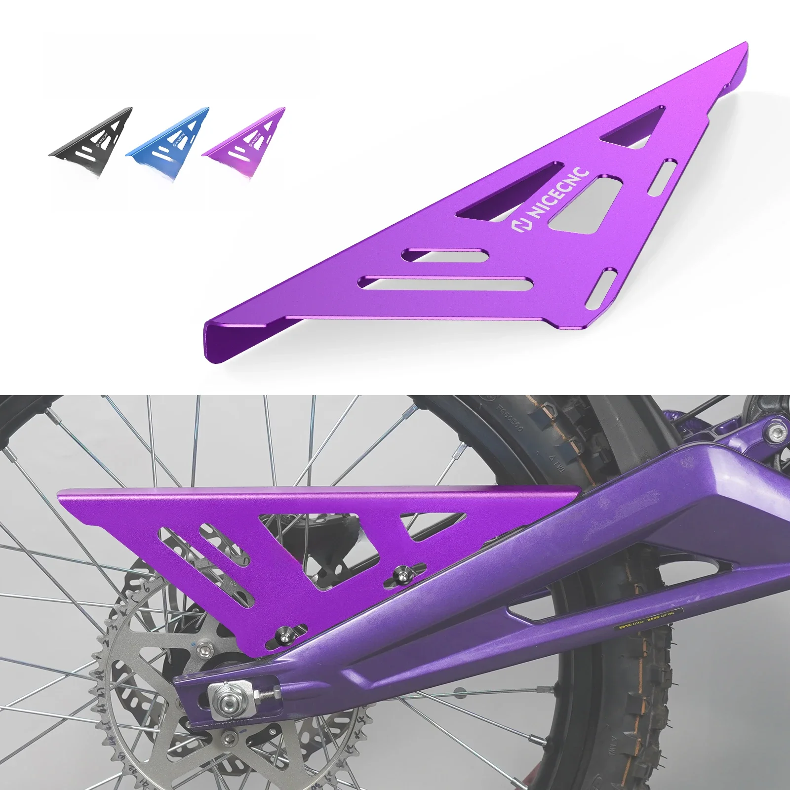 AliExpress NICECNC For Sur-Ron light bee X S L1E Surron Electric Dirt Bike Aluminium Chain Guard Protector For