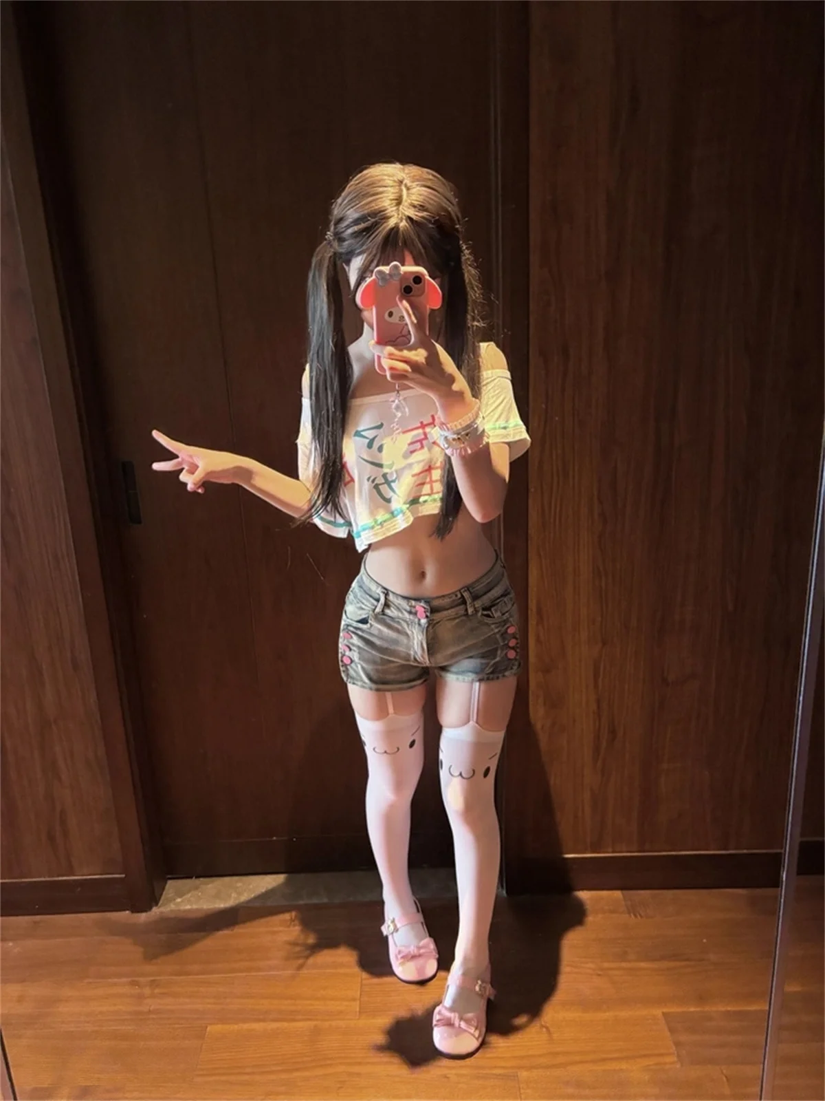 أنيمي Eromanga Sensei تي شيرت + شورت + جوارب ساجيري إيزومي تأثيري ازياء الصيف قصيرة الأكمام المحاصيل القمم أنيمي فتاة تي شيرت #6