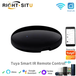 Telecomando WiFi IR Tuya per condizionatore d'aria TV, telecomando universale a infrarossi per casa intelligente per Alexa, Google Home