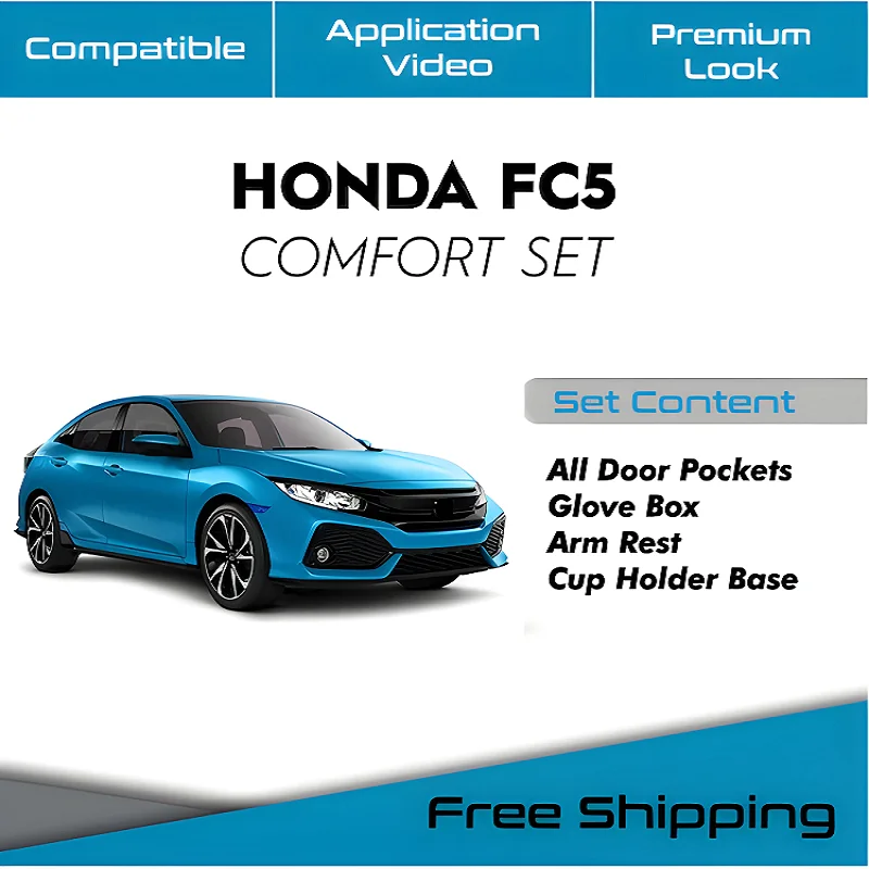 For HONDA FC5 AND FK7 soundproofing, acoustic insulated car vibration integration acoustic foam soundproof, noise muffler for cars