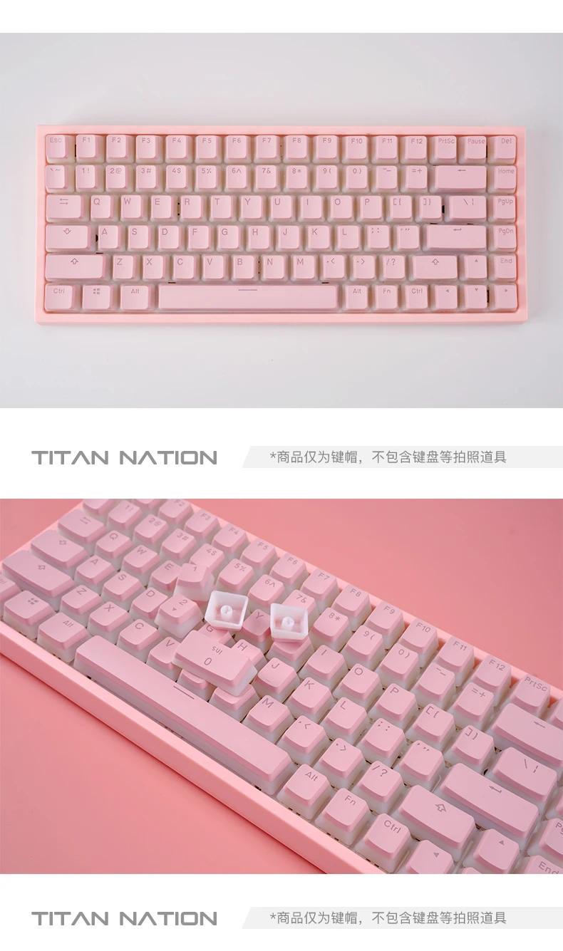 OEM Profile PBT Keycaps 129 tasti Pudding Keycap per Cherry MX Switch kit tastiera meccanica RGB Gamer tastiere retroilluminate Switch