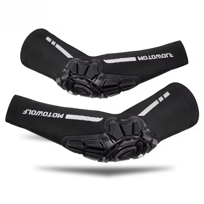 AliExpress NONE MOTOWOLF Motocross Elbow Protector BMX DH ATV Motorcyclist Equipment Summer Motorcycle Elbow Pads Mtb Cycling Elbow Protection