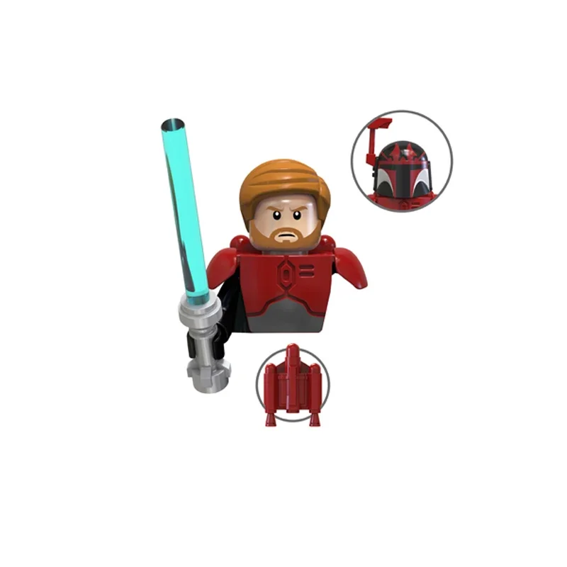 Bacara Commander Bausteine Darth Maul Ziegel 501st Legion Jet Troopers Kix Figur Kylo Ren Figuren