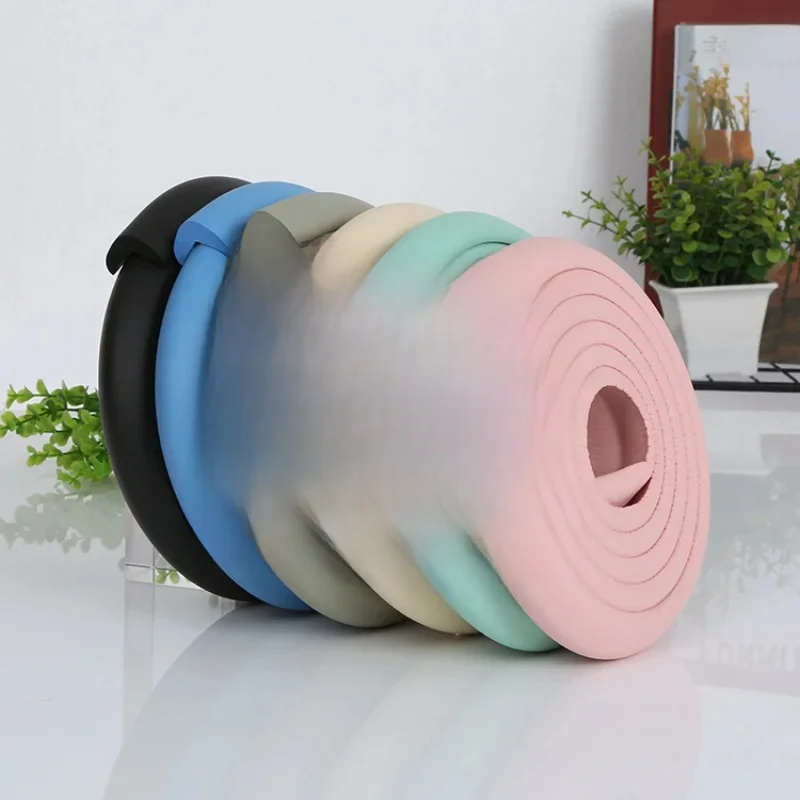 Protecteur de bord de Table de sécurité pour bébé, 2M, Anti-collision, bandes de pare-chocs souples en forme de L pour enfants, bandes de Protection d'angle de Table de sécurité