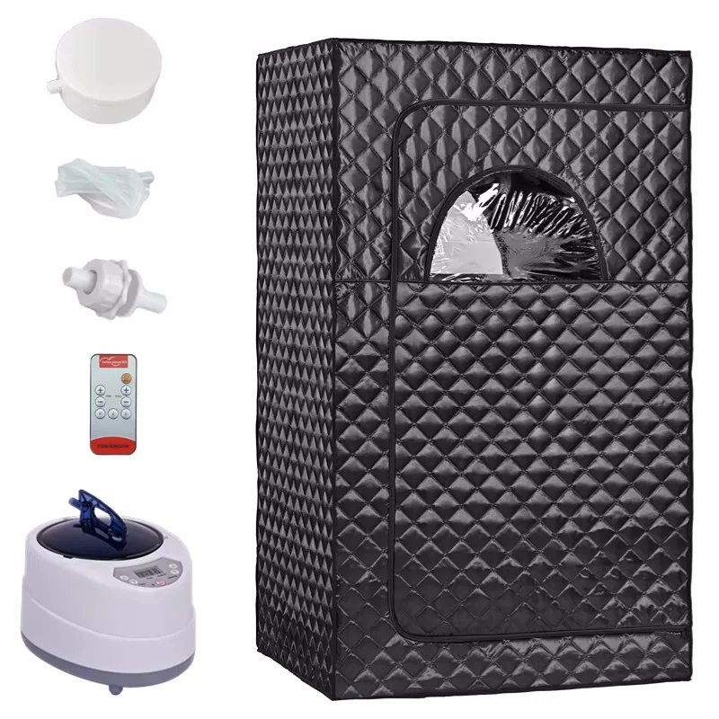 Portable Portable Steam Sauna With W Steam generation And distance Timer Fumigation Sauna Box for Home bath And Hydrotherapy