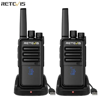 Retevis RT68H RT668H Walkie Talkie Walkie-talkie sin licencia Pantalla oculta de largo alcance Práctico Radio tipo C Comínicador Negocios