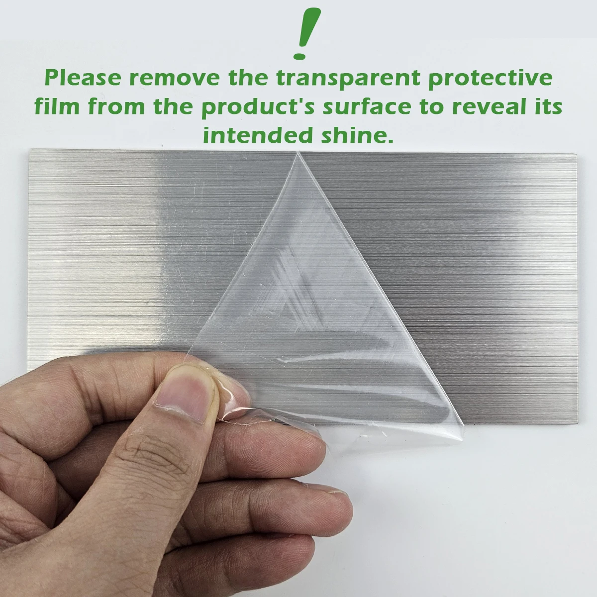 10/60/100 Sheets Stainless Steel Peel and Stick Backsplash for Kitchen, 6\'\'x3\'\' Stick on Metal Tiles for Kitchen Bath Walls