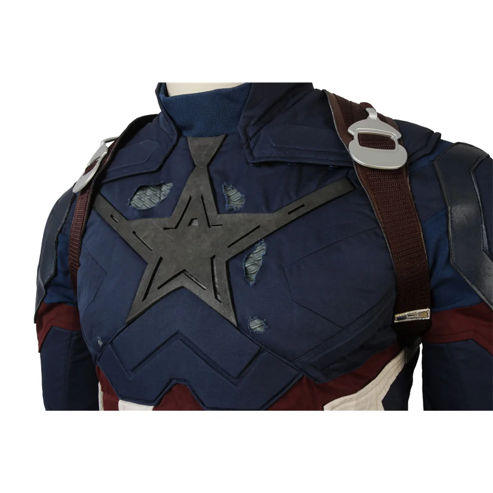 Fantasia Steve Cosplay Costume Men Rogers Halloween Carnival Clothing