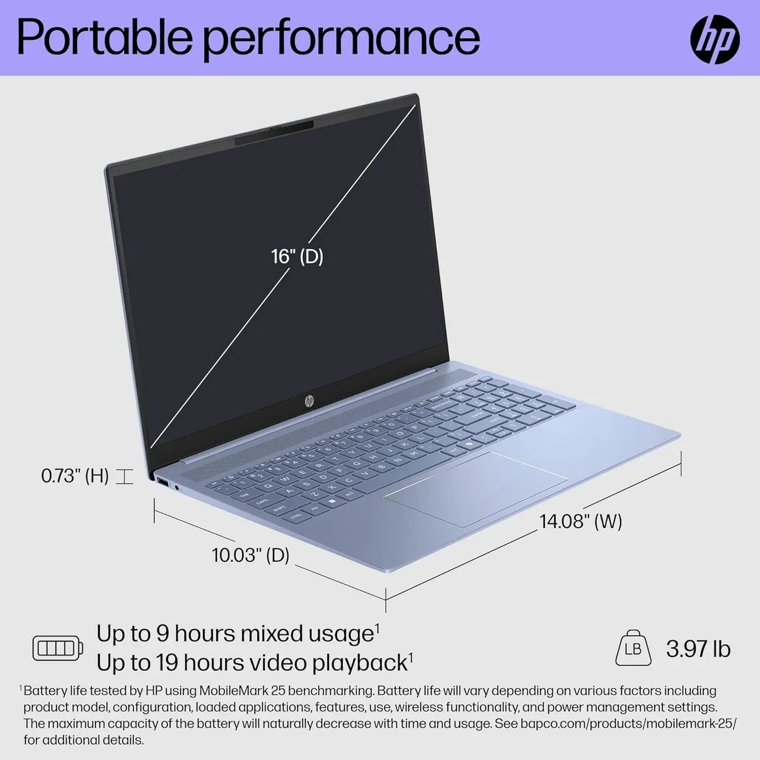 Laptop Bisnis Layar Sentuh HP Pavilion 16" WUXGA, Prosesor Intel Core 7 150U, RAM 64GB, SSD 2TB, Keyboard Backlit, Windows 11 Home