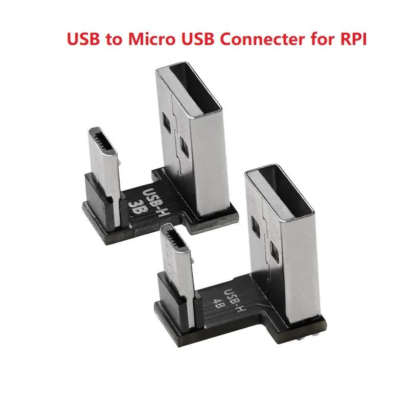 Elecrow USB Connector USB to Micro USB for 5 inch Raspberry Pi Screen Display ,for Raspberry Pi 2B/3B/3B+/4B